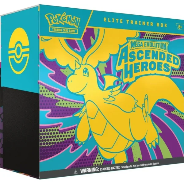 POKÉMON TCG Mega Evolution- Ascended Heroes Elite Trainer Box (ETB) POKÉMON TCG Mega Evolution- Ascended Heroes Elite Trainer Box (ETB)