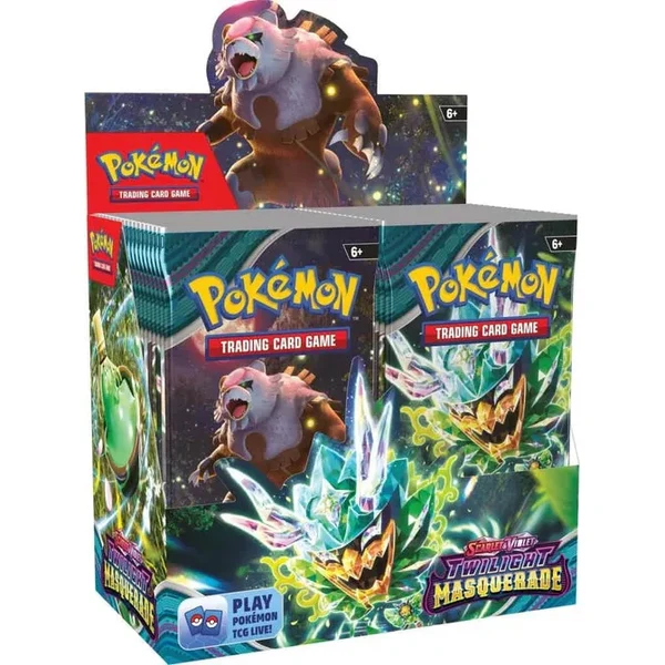 POKÉMON TCG Scarlet & Violet 6: Twilight Masquerade Booster Box POKÉMON TCG Scarlet & Violet 6: Twilight Masquerade Booster Box
