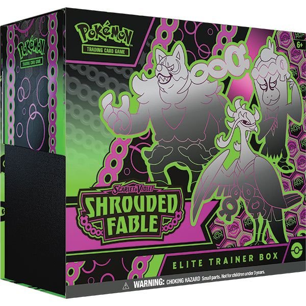 POKÉMON TCG Scarlet & Violet Shrouded Fable Elite Trainer Box (ETB) POKÉMON TCG Scarlet & Violet Shrouded Fable Elite Trainer Box (ETB)