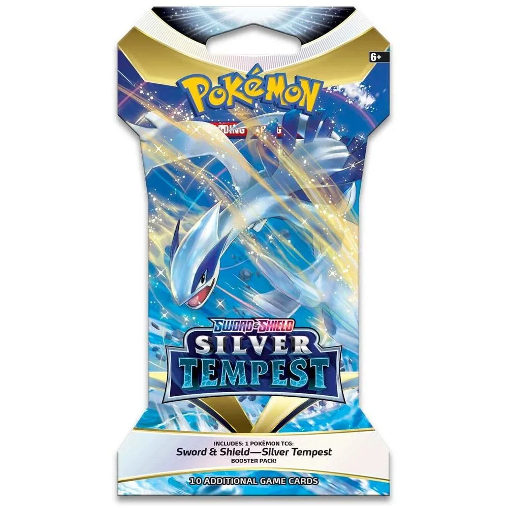 POKÉMON TCG Sword and Shield 12 - Silver Tempest Sleeved Booster Pack POKÉMON TCG Sword and Shield 12 - Silver Tempest Sleeved Booster Pack