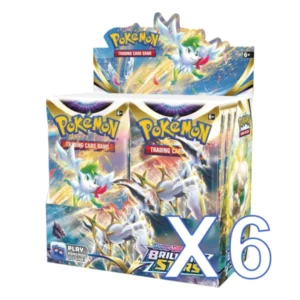 POKÉMON TCG Sword and Shield - Brilliant Stars Booster Box X6 (Case)