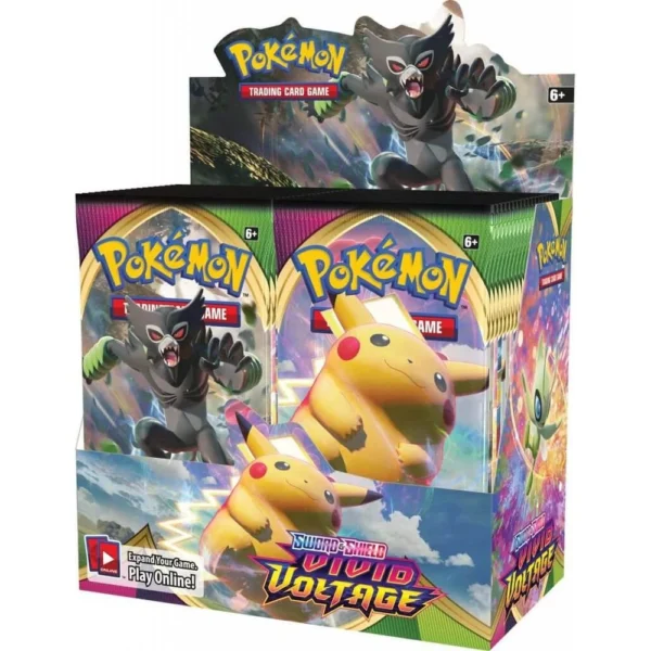 Pokemon TCG Sword & Shield Vivid Voltage Booster Box Pokemon TCG Sword & Shield Vivid Voltage Booster Box