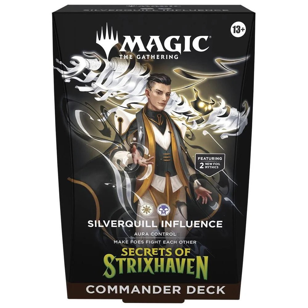 Secrets of Strixhaven Commander Deck- Silverquill Influence Secrets of Strixhaven Commander Deck- Silverquill Influence