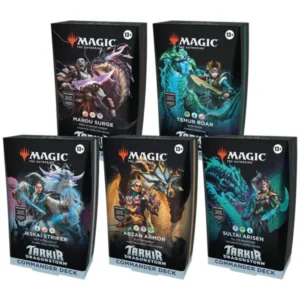 Tarkir: Dragonstorm Commander Deck Display (x5 Full Set)