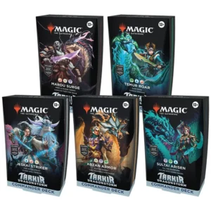 Tarkir: Dragonstorm Commander Deck Display (x5 Full Set)