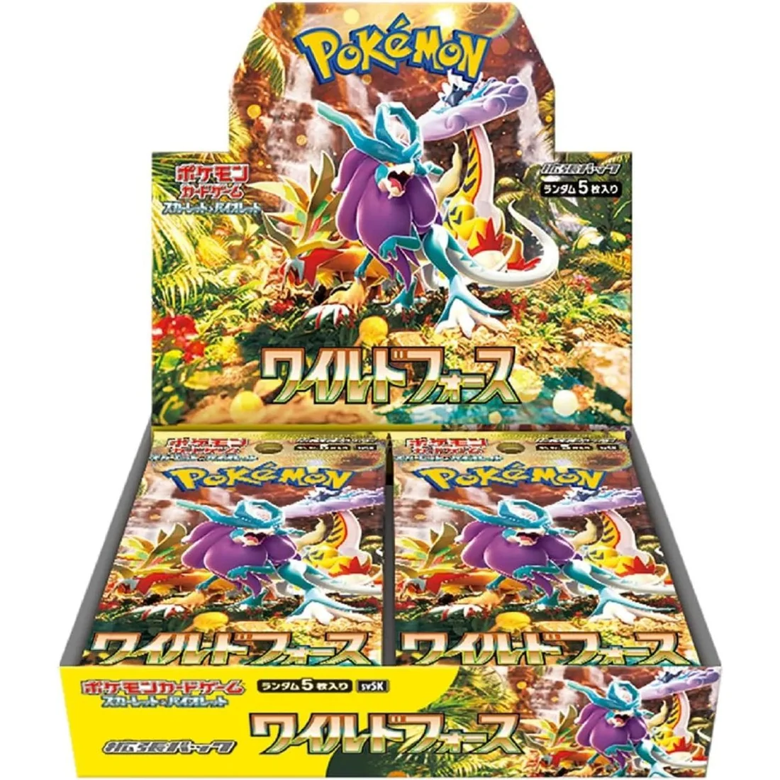 Wild Force SV5K Booster Box - Japanese Pokémon TCG Wild Force SV5K Booster Box - Japanese Pokémon TCG